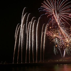Fireworks at Blackpool - Henry Brett