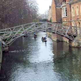 The Mathematical Bridge Over The River Cam, Cambridge. - Jim Linwood
