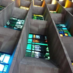 Coventry Cathedral Baptistry Window - cloudsoup