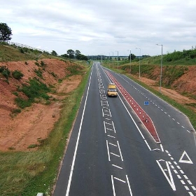 Selby Bypass from Brayton Barff - Timothy E Baldwin