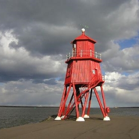 Light at South Shields - yellow book