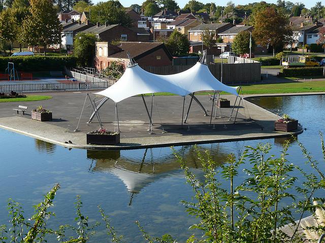 Bandstand, Eastrop Park, Basingstoke, Hampshire