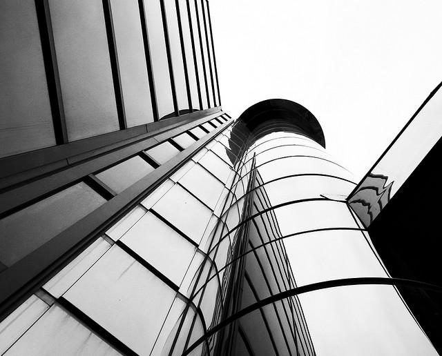 Glass and Steel bw