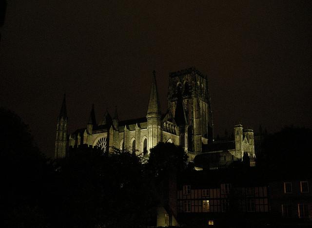Durham Cathedral by night