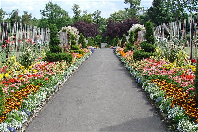 Le 'Victorian Walled Garden (parc Bellahouston, Glasgow)