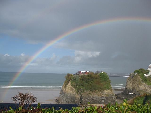Rainbow in Newquay