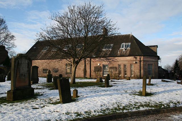 Graveyard at Oakshaw Trinity Church, Paisley