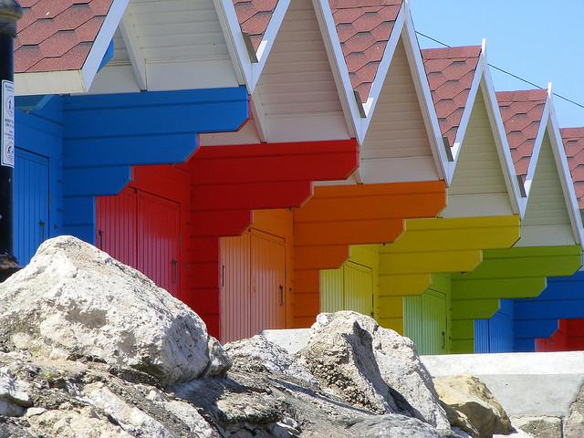 Beach Huts, North Bay, Scarborough
