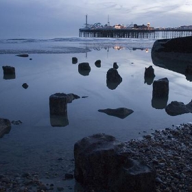 Remains of the Royal Suspension Chain Pier, Brighton - Dominic's pics