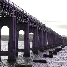 Tay Rail Bridge Looking To Dundee - Ross2085
