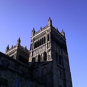 Blue skies over Durham Cathedral - dunkv