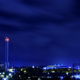 Glasgow tower, night - twak