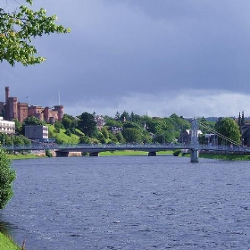 Inverness City Centre - Inverness Castle and River Ness - Scotland - conner395