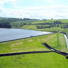the reservoir and dam - Verity Cridland