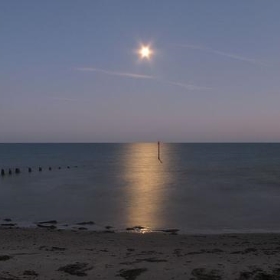 Moonrise over La Manche - Dimitry B
