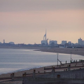 Portsmouth, taken from Hayling Island. - Mike__Lawrence