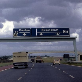 M6 near Preston, England 1966 - PhillipC