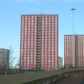 Salford tower blocks - Gene Hunt