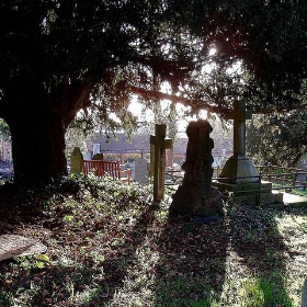 December 17th "Winter Afternoon Hampton in Arden Churchyard" - amandabhslater