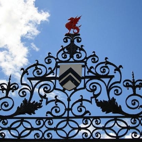 Wrought iron gate at packwood - jo-h