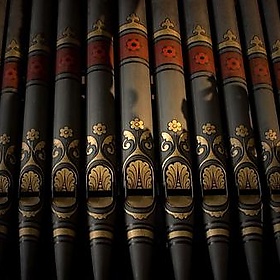 Organ Pipes at St Bartholomews Church - BenedictFrancis