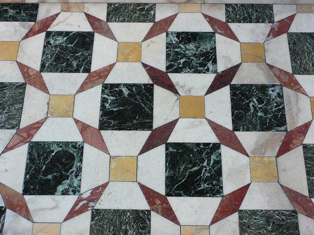 Marble floor at Bristol Cathedral