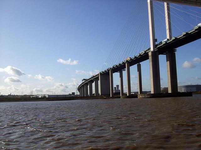 Thames river tour, Dartford Bridge