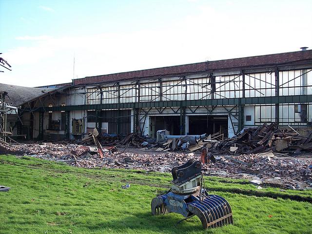 Demolition in Gateshead