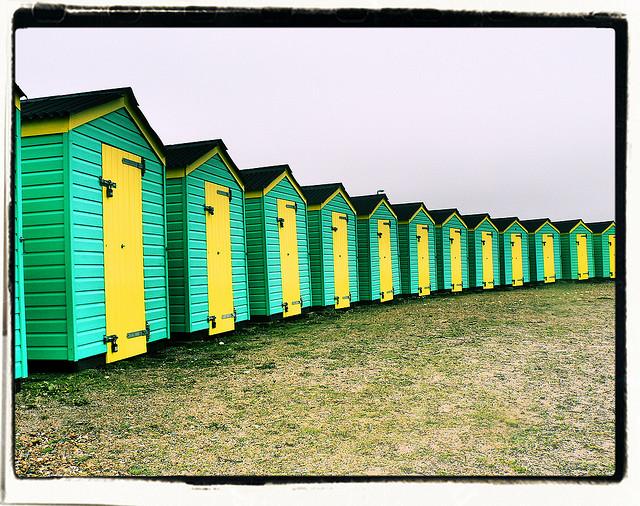 Beach huts