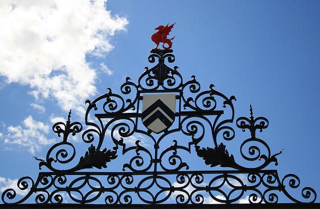 Wrought iron gate at packwood