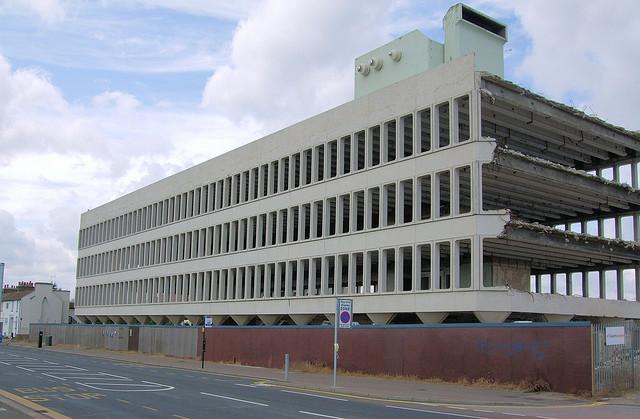 Demolition Of Esplanade House, Southend-On-Sea.